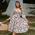 thumbnail image 2 of IWEMEK Midi Dresses for Women Elegant Bohemian Cocktail Party Dress Workout Loose Casual Spring Dressy Comfy A Line Sundress, 2 of 6