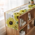 thumbnail image 6 of Sunflowers 120 Inch Table Runner, Country Spring Botanical Flowers Bee Wooden Farmhouse Dresser Scarf Cotton & Linen Tablerunner for Dining/Kitchen Island/Holiday Party Décor 13" x 120", 6 of 9