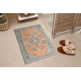 thumbnail image 4 of Chenille Printed Design Rug, Area Rugs, Kitchen Rugs, Blue Rugs, Easy to Clean Rugs, Bridesmaid Gift Rugs, Bohemian Rugs, Large Rugs, Pattern Rugs, 1.7'x2.3' - 50x70 cm, 4 of 6