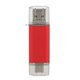 thumbnail image 1 of USB 3.0 U Disk Red Aluminum Alloy Three-in-one High-Speed Mass Storage Device (128GB), 1 of 5