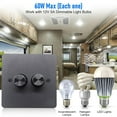 thumbnail image 4 of Professional 2 Gang LED Dimmer Switches for LED Lighting Systems Enduring, 4 of 7
