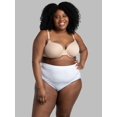 thumbnail image 2 of Fruit of the Loom Women's Eversoft Cotton Brief Underwear, Tag Free & Breathable, Available in Plus Size, Brief-Cotton-10 Pack-White, 14, 2 of 6