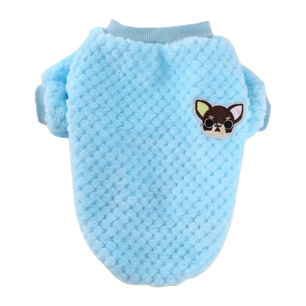 Greeniant Ropa para perros Disfraces Estilo simple Suéter multicolor para mascotas Cachorros Camisa Suavidad Mantener caliente Cachorro Chaleco Café L Ropa para mascotas Azul L Greeniant PT003805-03B
