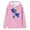 Pink, variant on Toddler Girls Zip Up Hoodie Oversized Dinosaur Print Jacket For Kids Warm Fleece Outerwear Cozy Casual Winter Coat For Children Soft Comfy Loose Streetwear Tops Size 4-5T