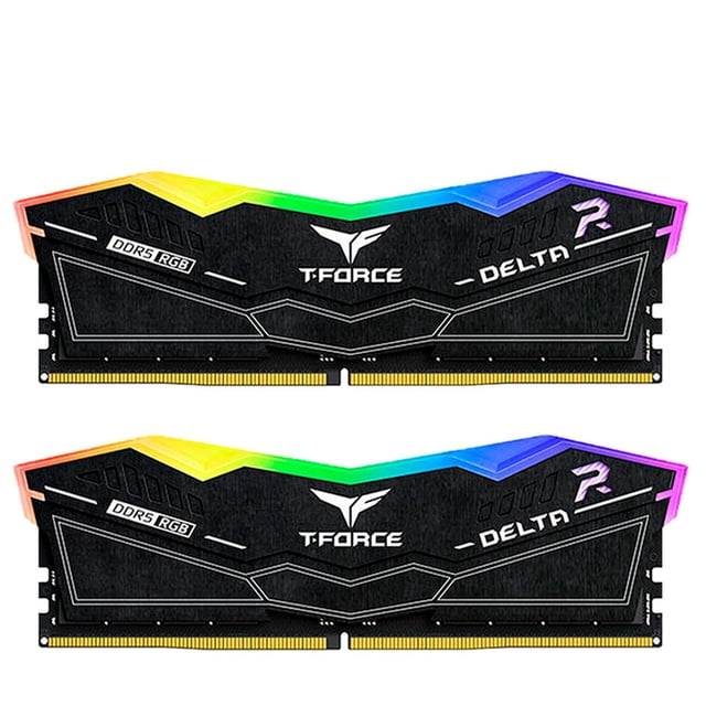 Memoria RAM DDR5 32GB 5200MT/s TEAMGROUP T-FORCE DELTA RGB 2x16GB Negro