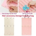 thumbnail image 5 of Hanging Claw Hair Clip Storage Organizer Hair Bow Holder Organizer for Girls Hair Accessories Stand Holder for Wall, Door, Closet, 5 of 8
