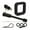 Lock w/ 2.5" Silencer, variant on Tiger Lock 5/8" Black Trailer Hitch Locking Pin - Anti-Rattle Tow Hitch Receiver Lock with 2" Silencer Pad