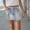 Light Blue, variant on Oplxuo High Stretchy Cargo Skirt for Women, Low Waist Y2k Mini Skirt Cute Denim Skirt with Pockets