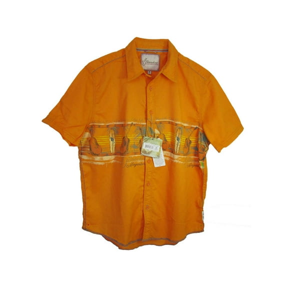 Margaritaville Mens 'Surf Band' Button-Down