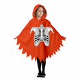 thumbnail image 3 of Zylarhe Kids Halloween Jumpsuits Dance Themed Stage Performance Party Outfit Playful Home Wear for Toddlers Orange 4-5 Years, 3 of 7