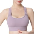 thumbnail image 2 of Fesfesfes Sports Bras for Women Seamless Bras Underwear Fitness Yoga High Impact Bras Elastics Shockproof Jogging Sports Bra, 2 of 5