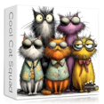 thumbnail image 1 of Rompecabezas PICKFORU Gato 1000 Piezas Arte Abstracto Colorido, 1 of 7
