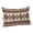 Brown, Coffee, Camel, Mocha, variant on Purple Boho Southwestern Throw Pillow Cover, Pillowcase Protectors with Zipper, Breathable Decorative Lumbar Pillow Case Cover, Vintage Ethnic Tribes Zigzag Art Pillow Shams for Couch Sofa 12x20Inch