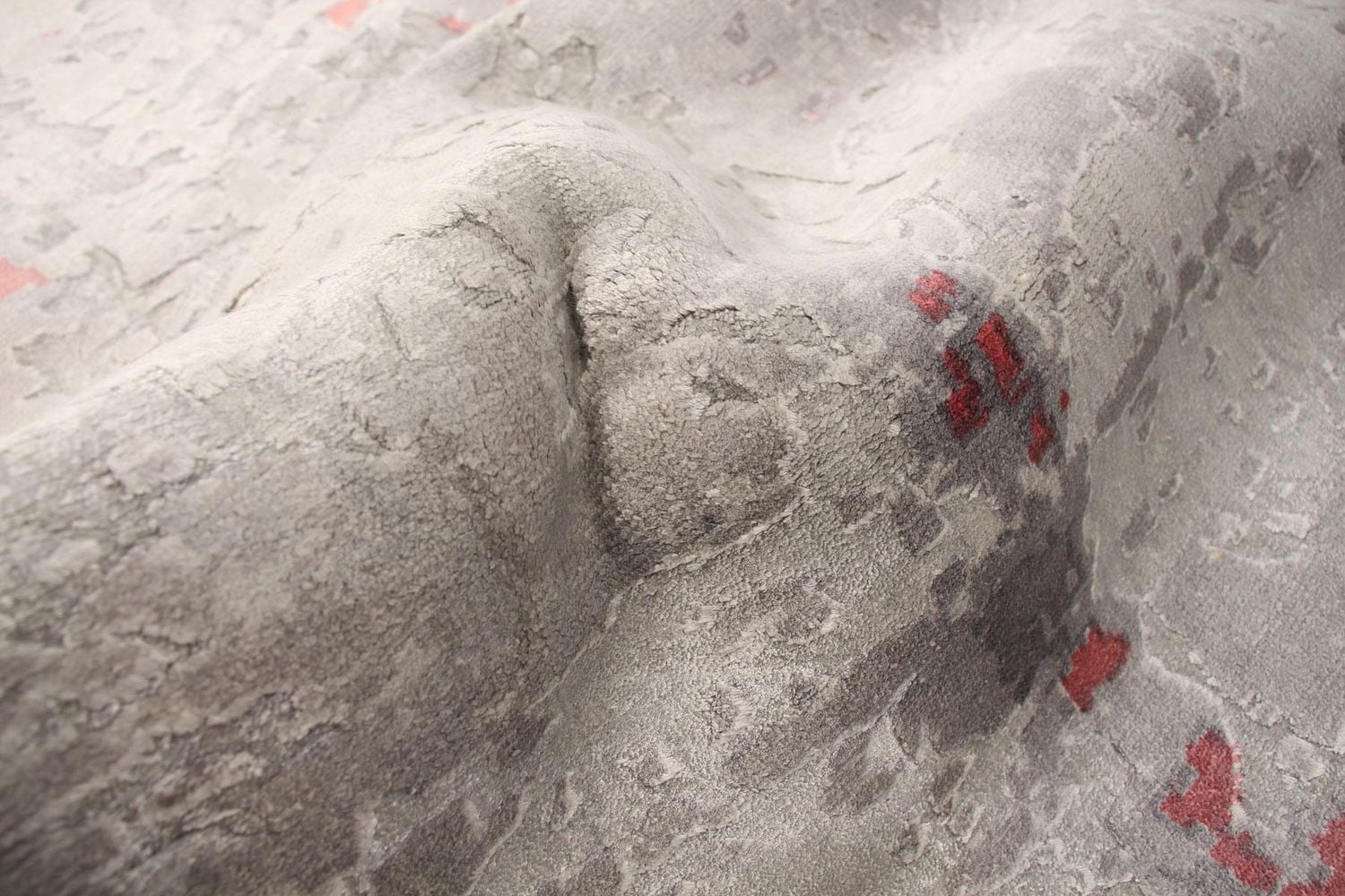 ECARPETGALLERY 5'4" x 7'8" Carved Galleria Hand Loomed Area Rug for Living Room, Dining Room and Bedroom in Grey