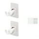 thumbnail image 3 of Barra de cortina, suministros de baño, estante colgante, ganchos de ducha multiusos impermeables, colgador de ropa montado en la pared, Clip de Almacenamiento y organización del hogar blanco 2 piezas Toystoory HA043551-01, 3 of 6