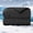 Black Pinstripe, variant on Cooling Comforter Size, Q-Max 0.45 Reversible Striped Cooling Blanket for Hot Sleepers, Breathable Lightweight Silk Smooth Summer Bedding, Quilted Ice Blanket, Dark Gray