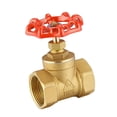 thumbnail image 1 of G 1/2 '' 3/4 '' 1 '' Válvula de compuerta Rosca hembra para agua Aceite Aire Gas VÁLVULA kusrkot  DN20 válvula de compuerta de latón, 1 of 8