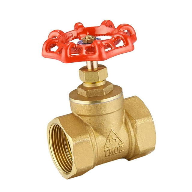 G 1/2 '' 3/4 '' 1 '' Válvula de compuerta Rosca hembra para agua Aceite Aire Gas VÁLVULA kusrkot DN20 válvula de compuerta de latón