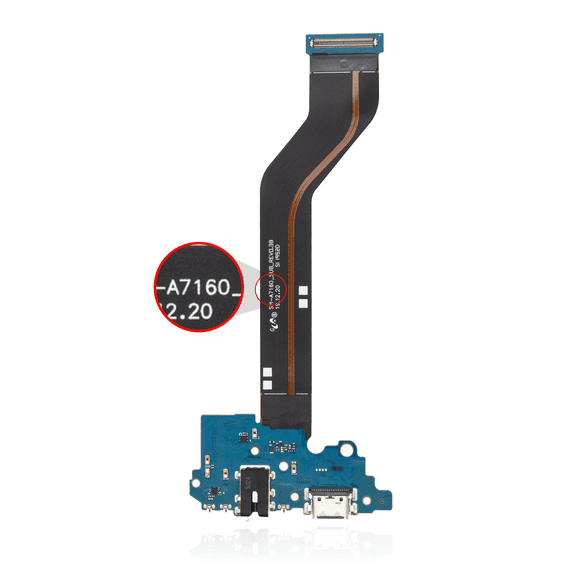 Replacement Charging Port With Headphone Jack Compatible For Samsung Galaxy A71 5G (A716B / A7160 / 2020) (International Version)