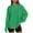 Green, variant on TKLPEHG Womens Oversized Long Sleeve T Shirts Fashion Basic Crewneck Tee Fall Tops Casual Workout Y2K Clothes (Hot Pink,M)