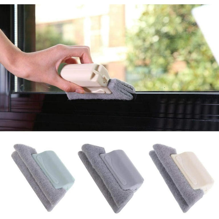 Window Door Rail Cleaning Brush, Gap Groove Slide Kit, Kitchen Cleaner,  Magic Window Cleaning Brush, Quick Cleaning of All Corners and Gaps, 3-part  Creative Groove Cleaning Brush 