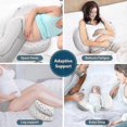 thumbnail image 5 of Pregnancy Pillow, Stepped Wedge Maternity Pillow With Adjustable, Removable, Washable Pillowcase, Abdominal Support Pad-AF, 5 of 5