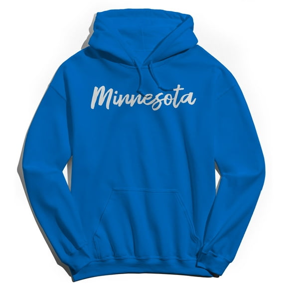 Minnesota Humor Graphic Royal Men's Crewneck Sweatshirt Hoodie