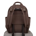 thumbnail image 4 of NoJo Espresso Coffee Backpack Diaper Bag with Luggage Sleeve and 9 Pockets, 4 of 5