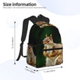 thumbnail image 2 of Pofeuu Squirrels Eating Peanuts On The Tree Print Laptop Backpack Travel Canvas Backpack for School Lightweight and Comfortable Backpack College Backpack Schoolbag, 2 of 6