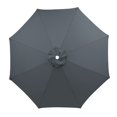 thumbnail image 1 of 8 Ribs Umbrella Replacement 10ft Patio Umbrella Replacement Cloth Outdoor Garden Parasol Replacement Fabric, 1 of 7