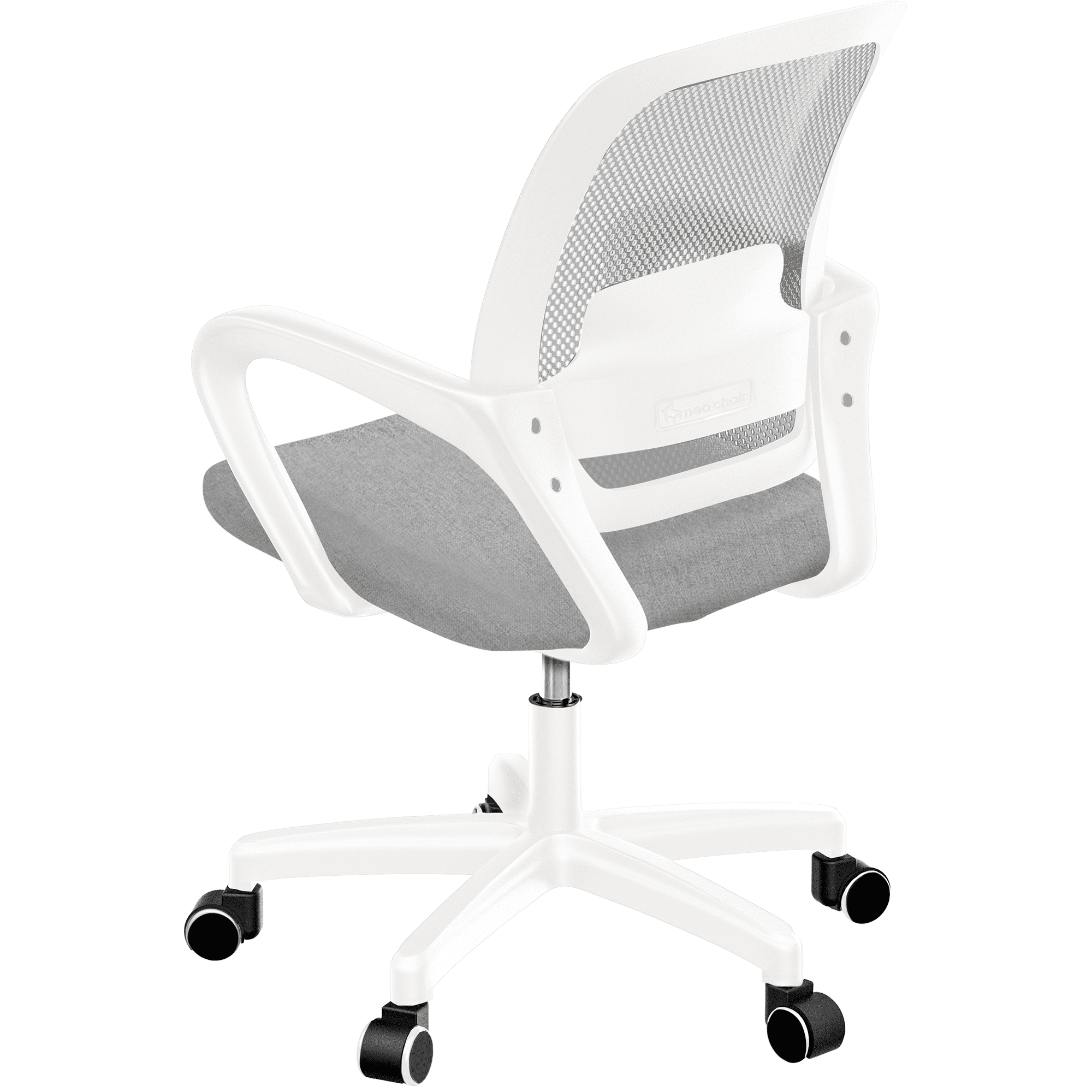 CELTOSS Ergonomic Home Office Chair, Mid Back Lumbar Support Desk Chair, Adjustable Height with Armrests for Adults, Gray
