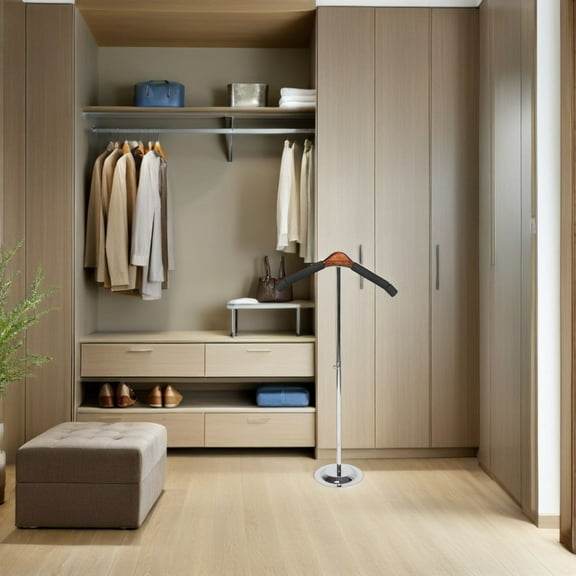 FUEENIRVA T-Shape T Shirt Display Stand 1Pcs with Non-Slip Hanging for Clothing Garment Rack in Retail