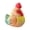 B, variant on Hand-Carved Wooden Rooster Figurine, Farmhouse Chicken Sculptures Rustic Animal Statue for Home Shelf Desk Kitchen Decor Gift for Chicken Lovers