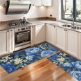 thumbnail image 3 of Kitchen Rugs Sets Of 2,Pioneer Flower Floral Print Pattern Anti Fatigue Kitchen Mat Rugs Non Slip Washable,Decorative Kitchen Floor Mats for Kitchen,Sink,Laundry,17"X47", 3 of 5