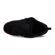 DC Shoes Women's COURT GRAFFIK Skate Shoe Black/Pink - DC02894001-BLK