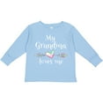 thumbnail image 3 of Inktastic My Grandma Loves Me- Heart Grandchild Boys or Girls Long Sleeve Toddler T-Shirt, 3 of 5