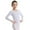 White, variant on Aiihoo Kids Girls Ballet Dancer Gymnastics Leotard Long Sleeve Ballet Bodysuit Plain Dance Unitard Training Top Lavender 3