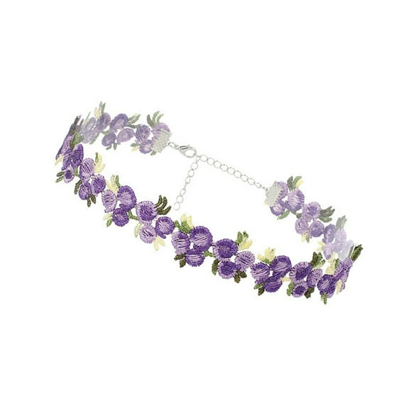 Osdhezcn Women's Lace Choker Necklace with Embroidery Detail Portable for Date Night