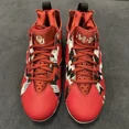 thumbnail image 2 of Ni - ke Jordan 7 Low Vapor Edge Oklahoma Player Edition Ni - ke Football Cleats Size 10.5, 2 of 5