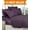 -Purple, variant on Elegant Comfort 4-Piece KING- Smart Sheet Set! Soft 1500 Series Wrinkle and Fade Resistant with Side Storage Pockets on Fitted Sheet, King, Black