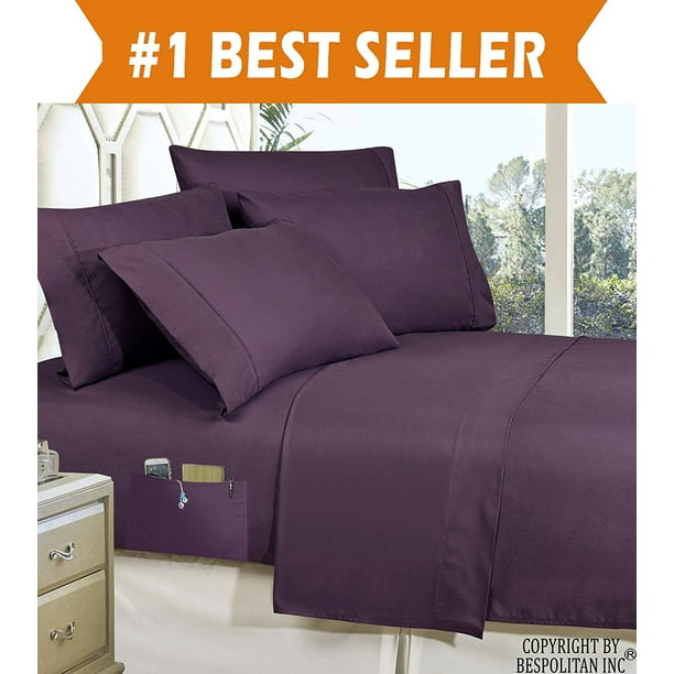 Elegant Comfort 4Piece QUEEN Smart Sheet Set! Luxury Soft 1500 Thread Count Egyptian Quality