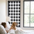 thumbnail image 2 of Vintage Farmhouse Window Privacy Film Black White Buffalo Check Plaid Decorative Glass Window Film UV Blocking Static Cling Non-Adhesive Sticker Covering for Home Door 23.6 x 59 inches, 2 of 8