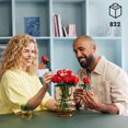 thumbnail image 4 of LEGO Botanicals Bouquet of Roses Artificial Flowers - Fake Red Roses Building Set for Adults, Ages 18+ - DIY Kit for Home Decoration - Birthday or Anniversary Gift Idea - 10328, 4 of 6