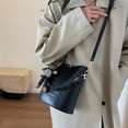 thumbnail image 3 of Decodeary PU High-end Retro Commuting Versatile Bucket Bag Trendy And Durable Practical Spacious Women Bag Khaki, 3 of 6