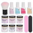 thumbnail image 3 of Nail Dipping Powder Set Nail Art Powder Top Base Coat Gel Dust Brush Manicure Tool SetK1214, 3 of 10