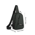 thumbnail image 3 of Fareti Shoulder Backpack Messenger Bag Adjustable Portable Men's Outdoor Hiking Sports Chest Bag, 3 of 4