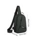 thumbnail image 3 of Bolso bandolera impermeable para hombre, mochila de hombro, bolso de mensajero deportivo impermeable para exteriores, mochila de viaje multiusos ligera para el trayecto diario al trabajo., 3 of 6