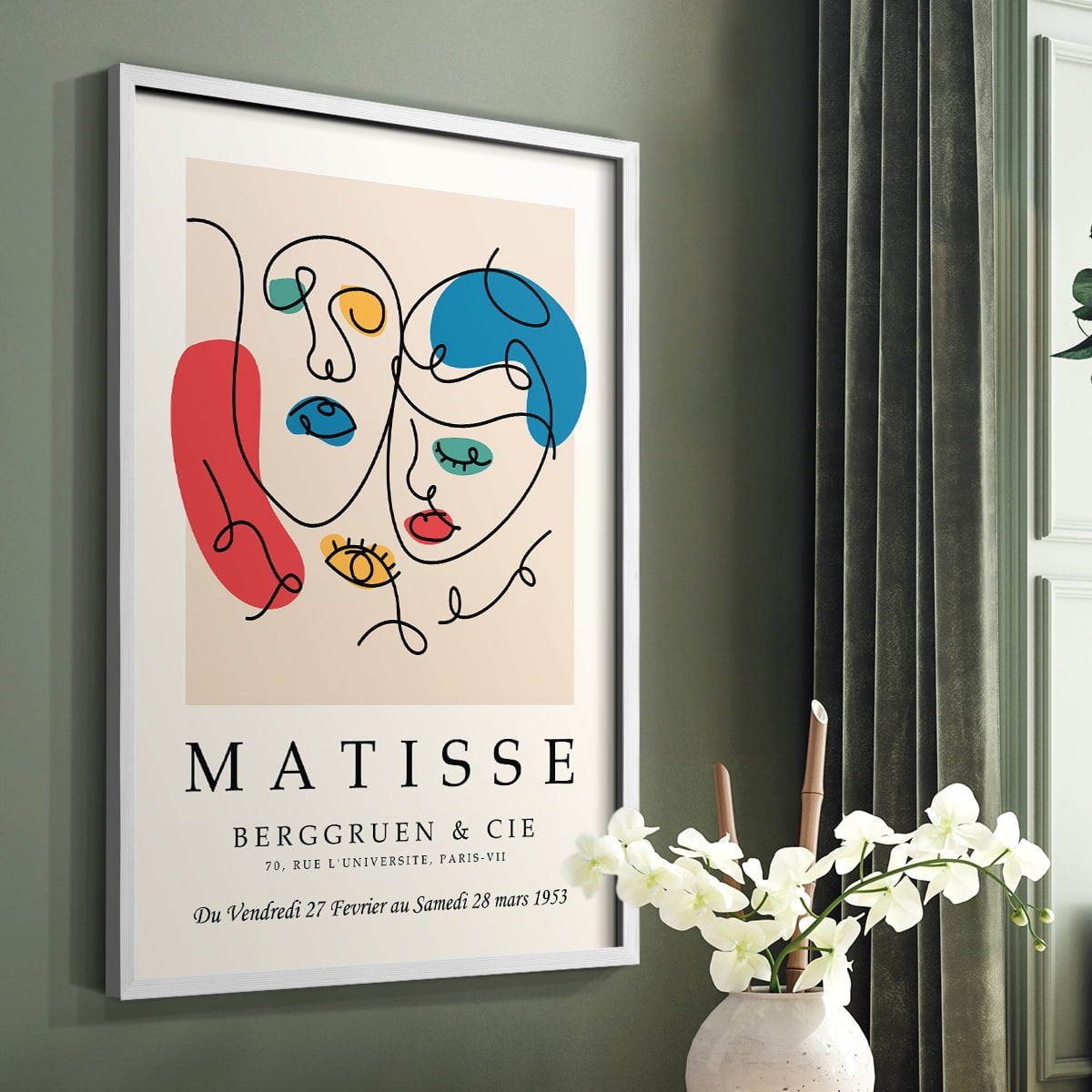 Matisse LXXXIII Framed Print - Solid Wood