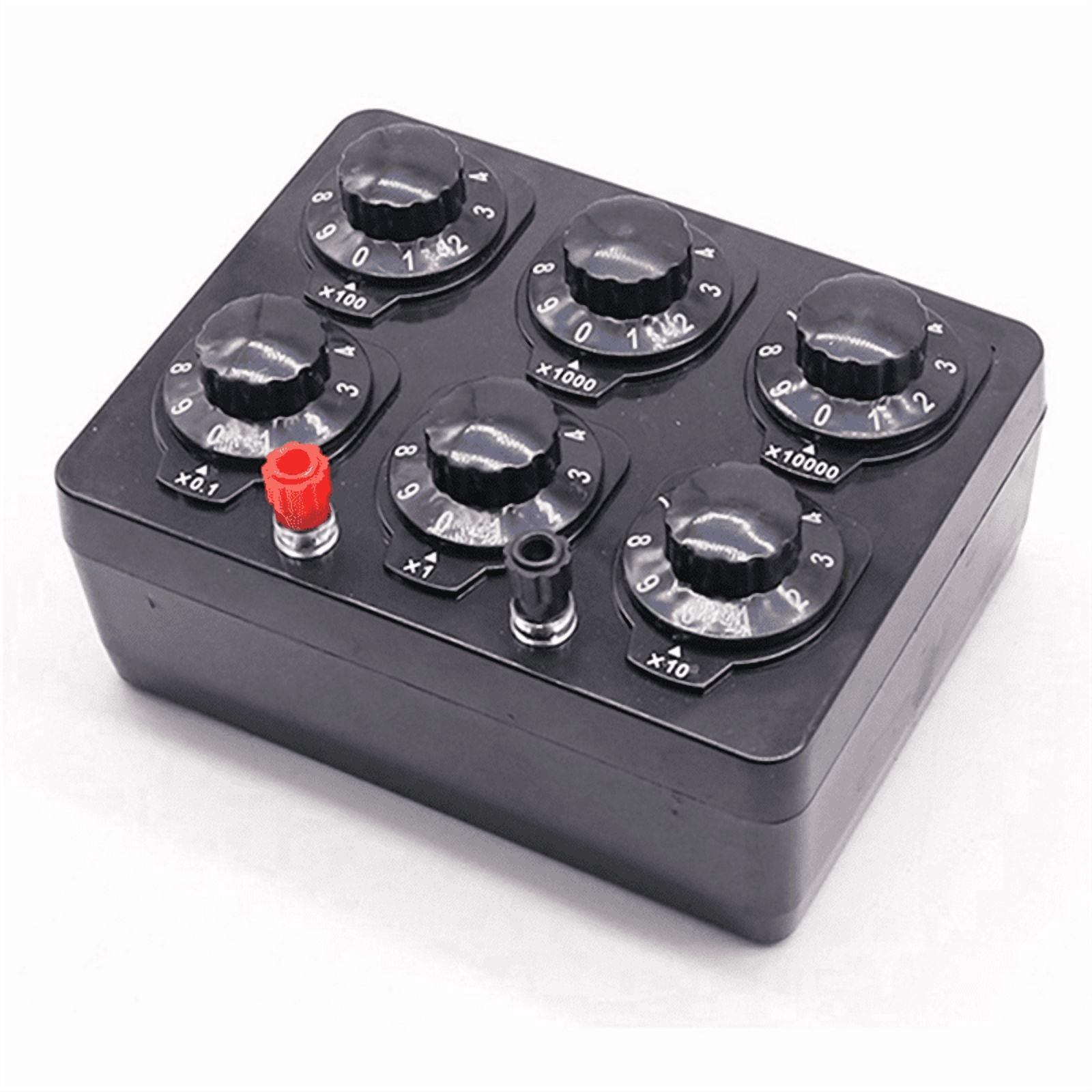 0-99999.9 Ohm Simple Resistance Box Variable Decade Resistor Teaching Instrument Teaching Resistance Box,1 x Teaching Resistance Box,As Shown