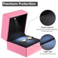 thumbnail image 5 of Yescom LED Ring Box Jewelry Wedding Engagement Proposal Lighting Ear Ring Storage Case, 5 of 12